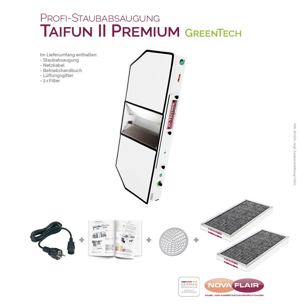 Taifun II Premium GreenTech - Staubabsaugung