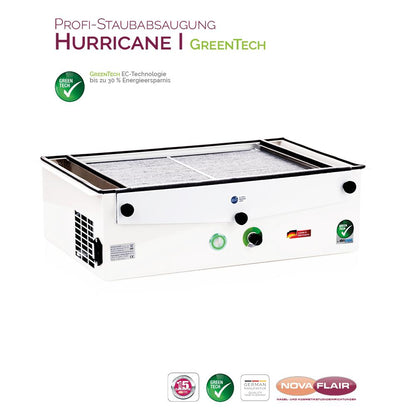 Hurricane I GreenTech - Staubabsaugung