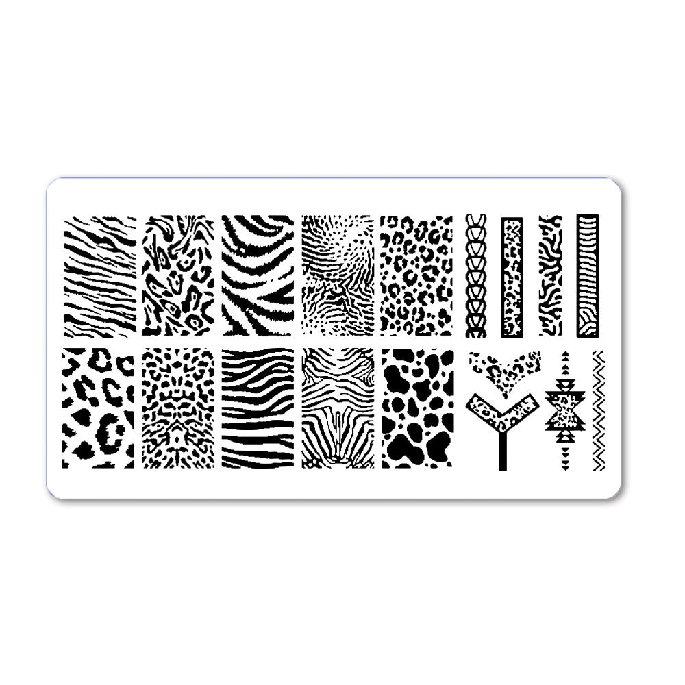 Stamp Plate - Animalprint