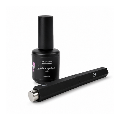Cat-Eye Finish Derbe anziehend - Silver