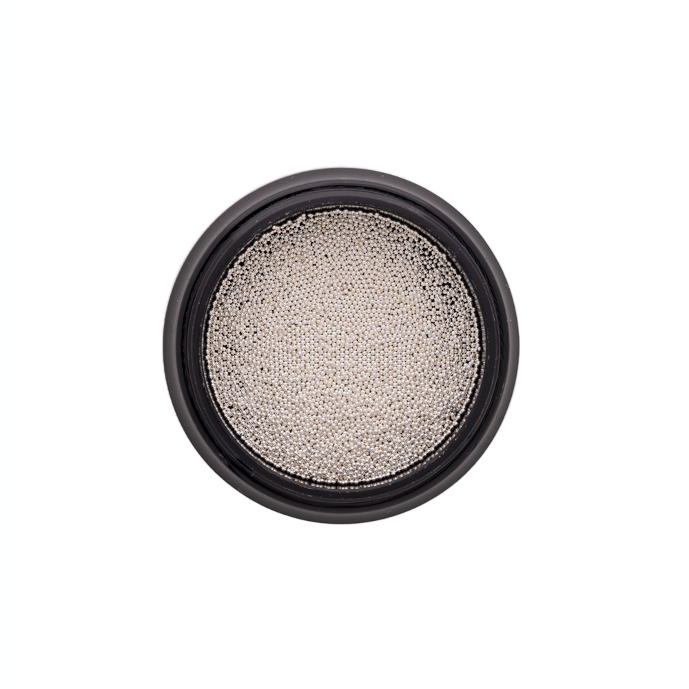 Micro Perlen - Silver