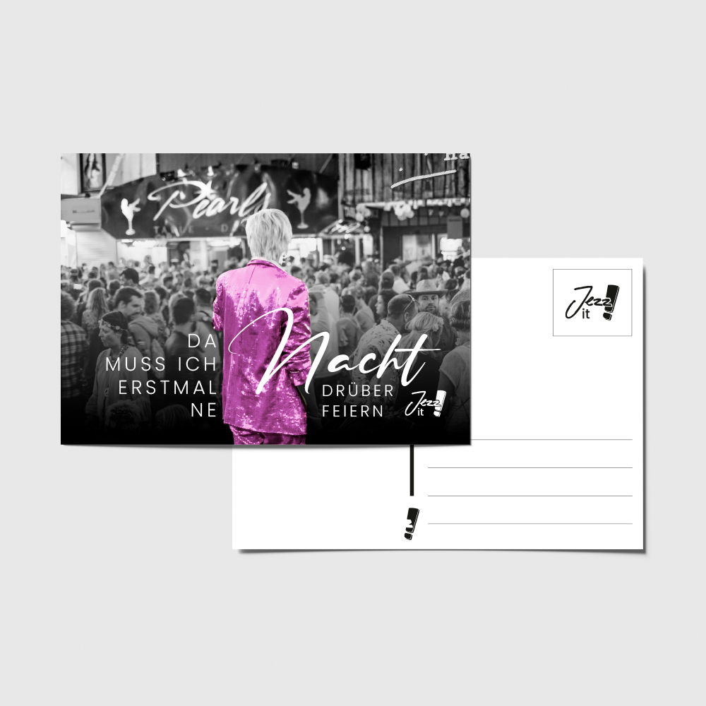 Postkarte - Feiern
