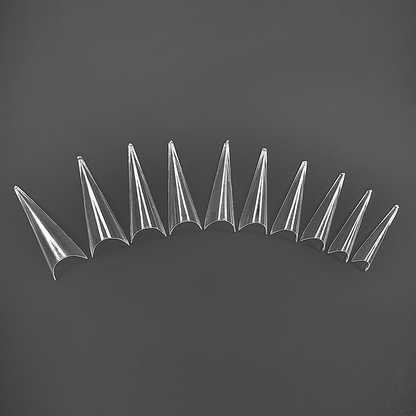 Stiletto Tips - clear