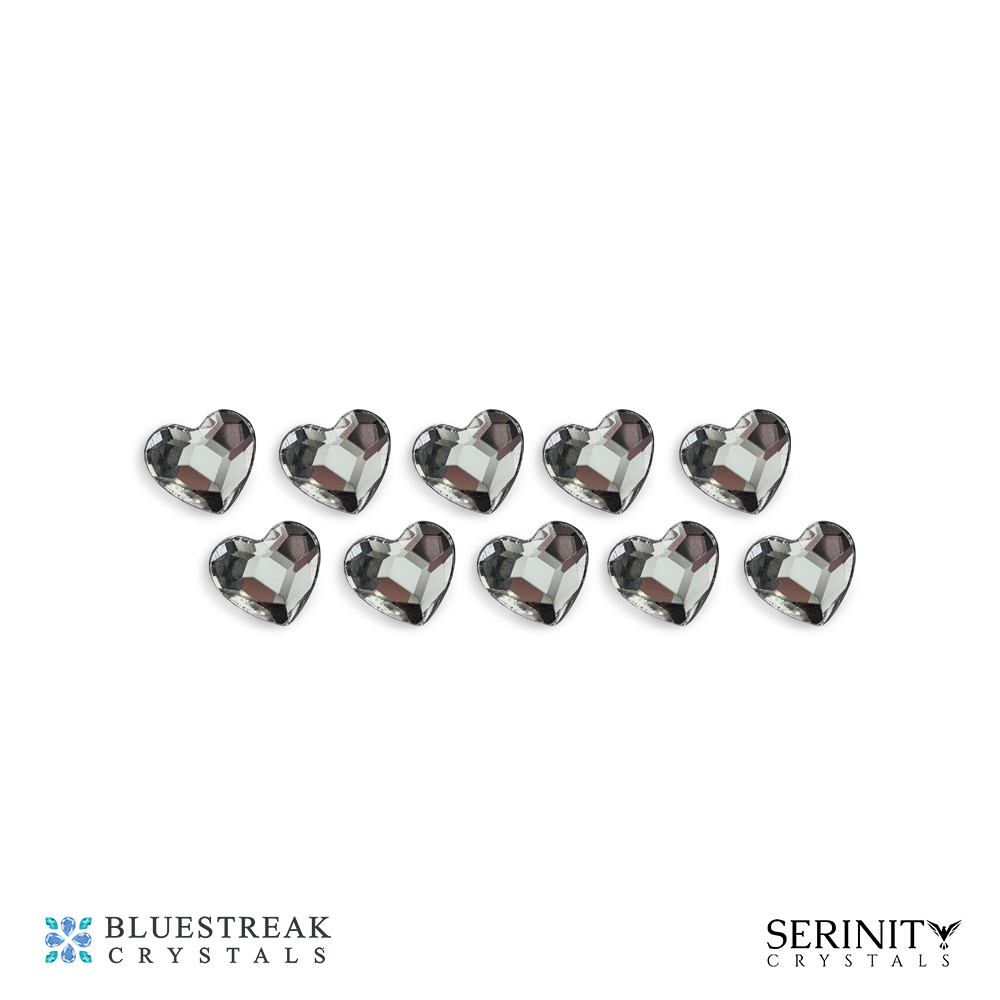 Heart Crystal - 6 mm - Pack of 10