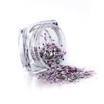 Glitter Silver Glam - Purple