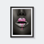 Lips - Poster / Leinwand