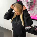 Unisex Hoodie - Jezz it! Glitter Black