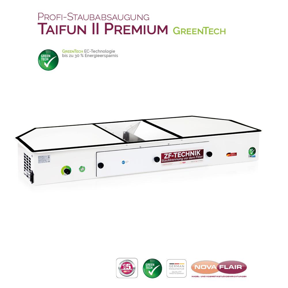 Taifun II Premium GreenTech - Staubabsaugung